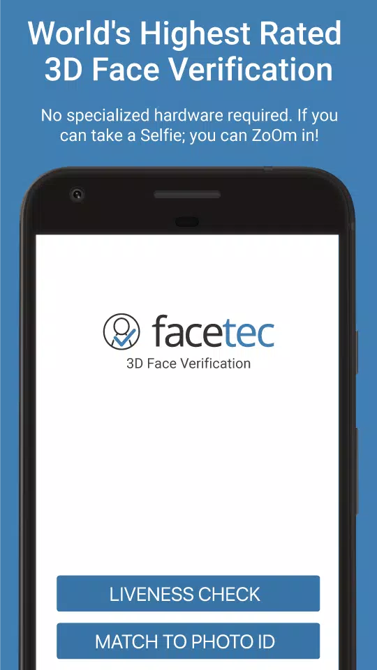 FaceTec Demo Zrzut ekranu 1