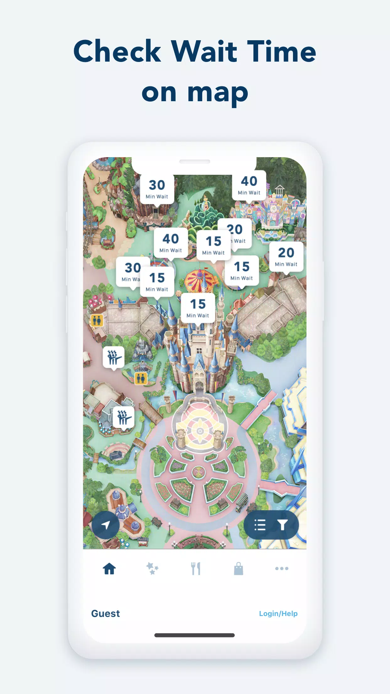 Schermata Tokyo Disney Resort App 1