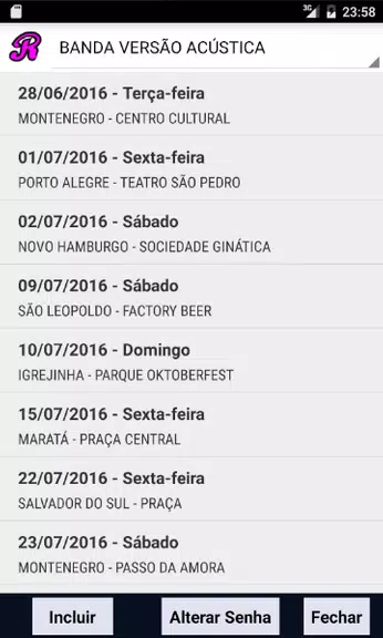 Agenda Rasche Captura de tela 2