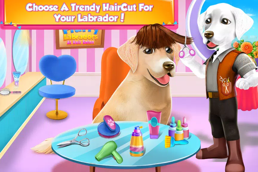 Fluffy Labradors at Hair Salon應用截圖第3張