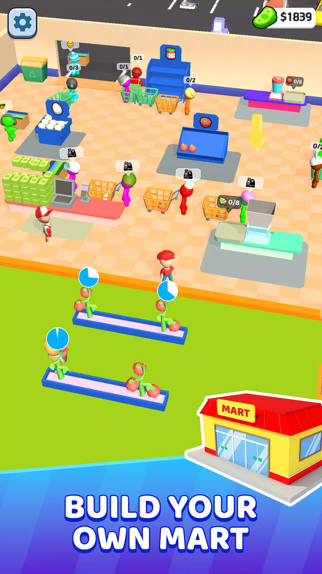 Mart Tycoon Supermarket game Tangkapan skrin 2