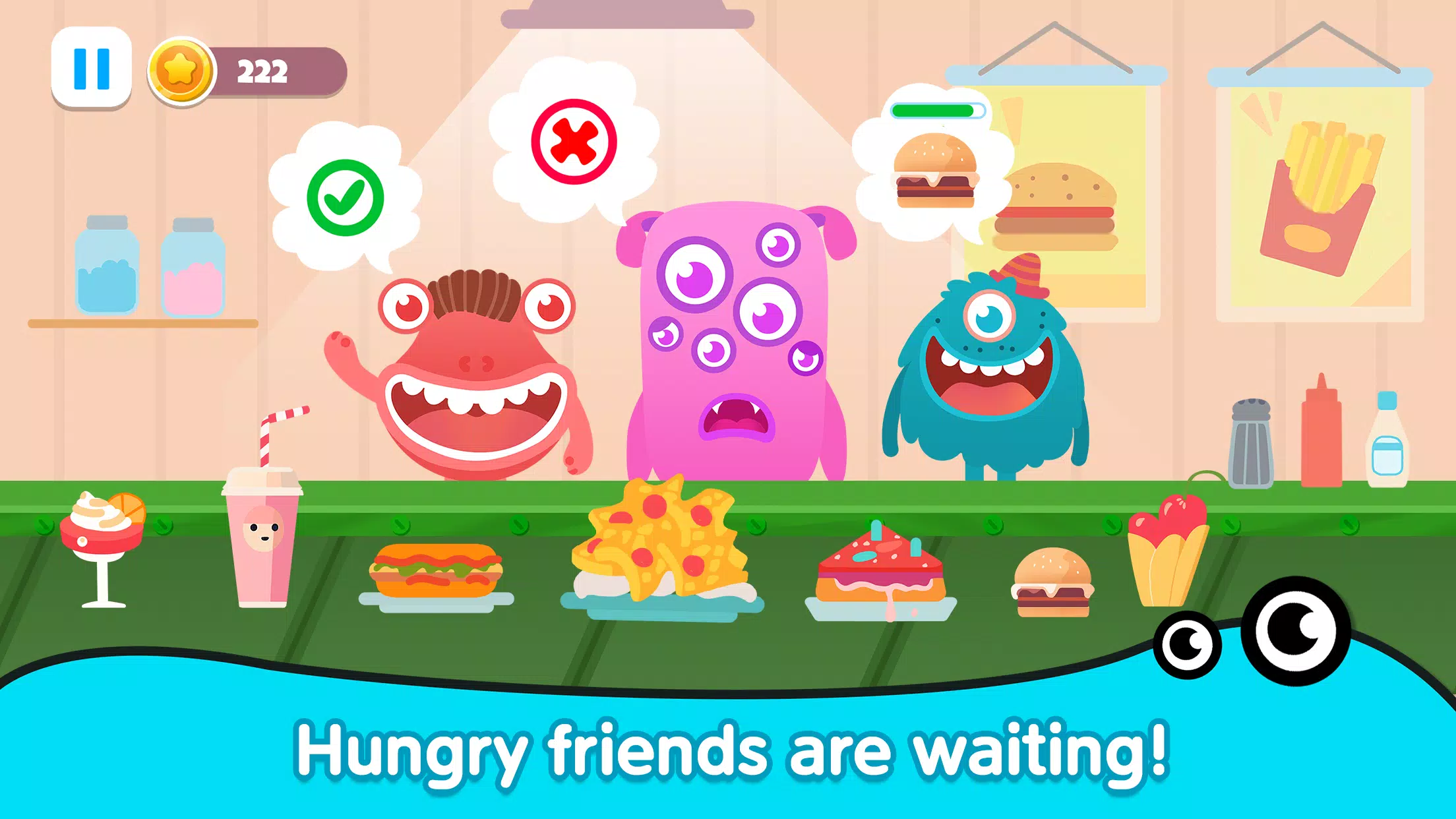 Kitchen monster games for kids ภาพหน้าจอ 4