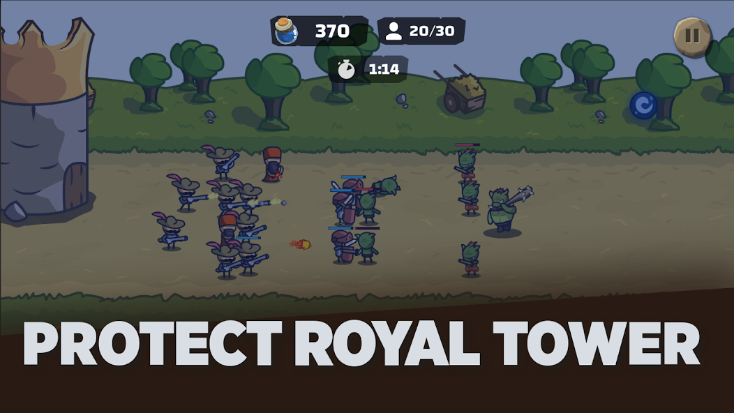 Tower Royale: Stick War Online Скриншот 2