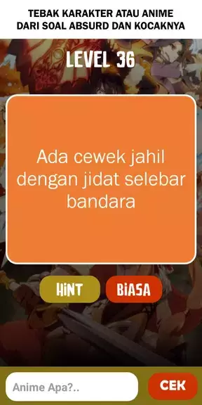 Wibu Elite: Tebak Lagu, Anime, dan Karakternya Screenshot 4