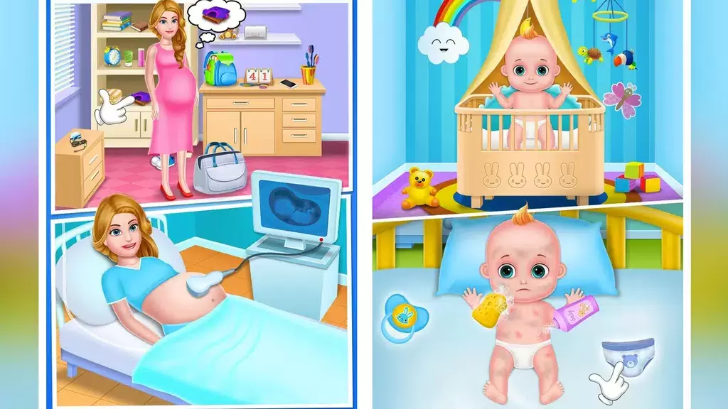 newborn babyshower party game Скриншот 1