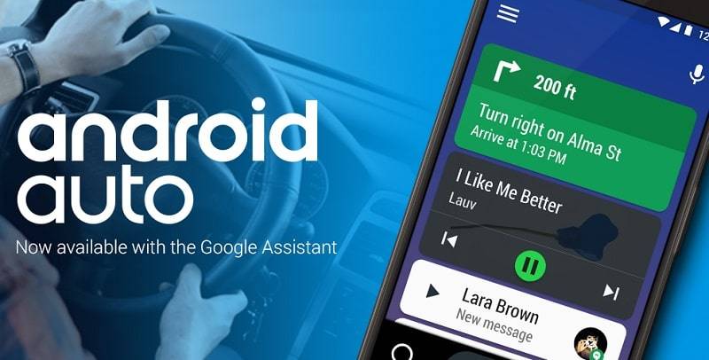 Android Auto – Google Maps, Media & Messaging Скриншот 1