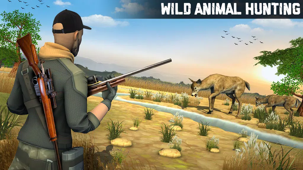 Wild Animal Hunting 3D Offline Скриншот 1