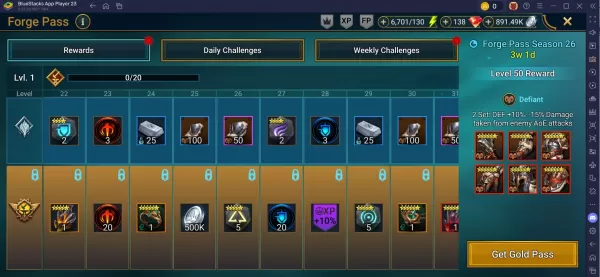 RAID Shadow Legends Sezon 26 Forge Pass: Quests, Nagrody, Wskazówki