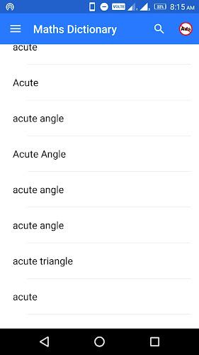 Maths Dictionary ภาพหน้าจอ 4