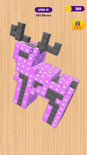 Tap Out 3D: Puzzle Game Captura de tela 1