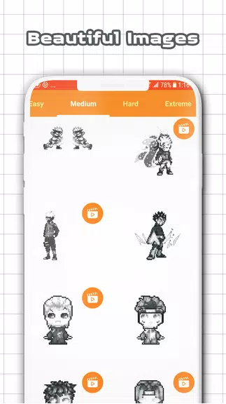 Color by Number - Naruto Sandbox Ninja Pixel スクリーンショット 3