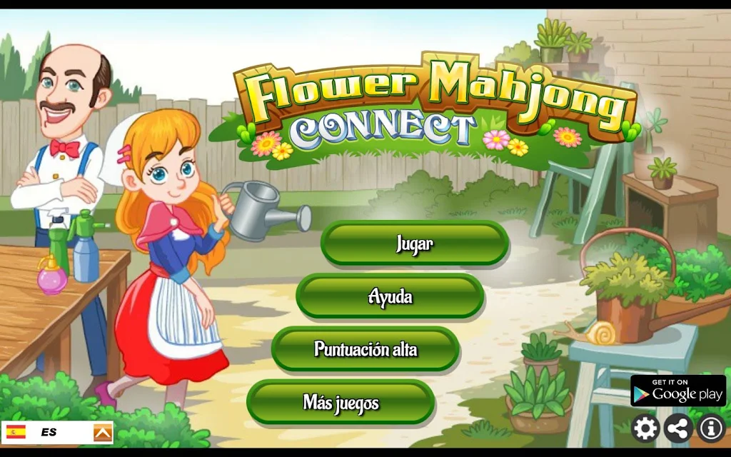 Flower Mahjong Flores Zrzut ekranu 1