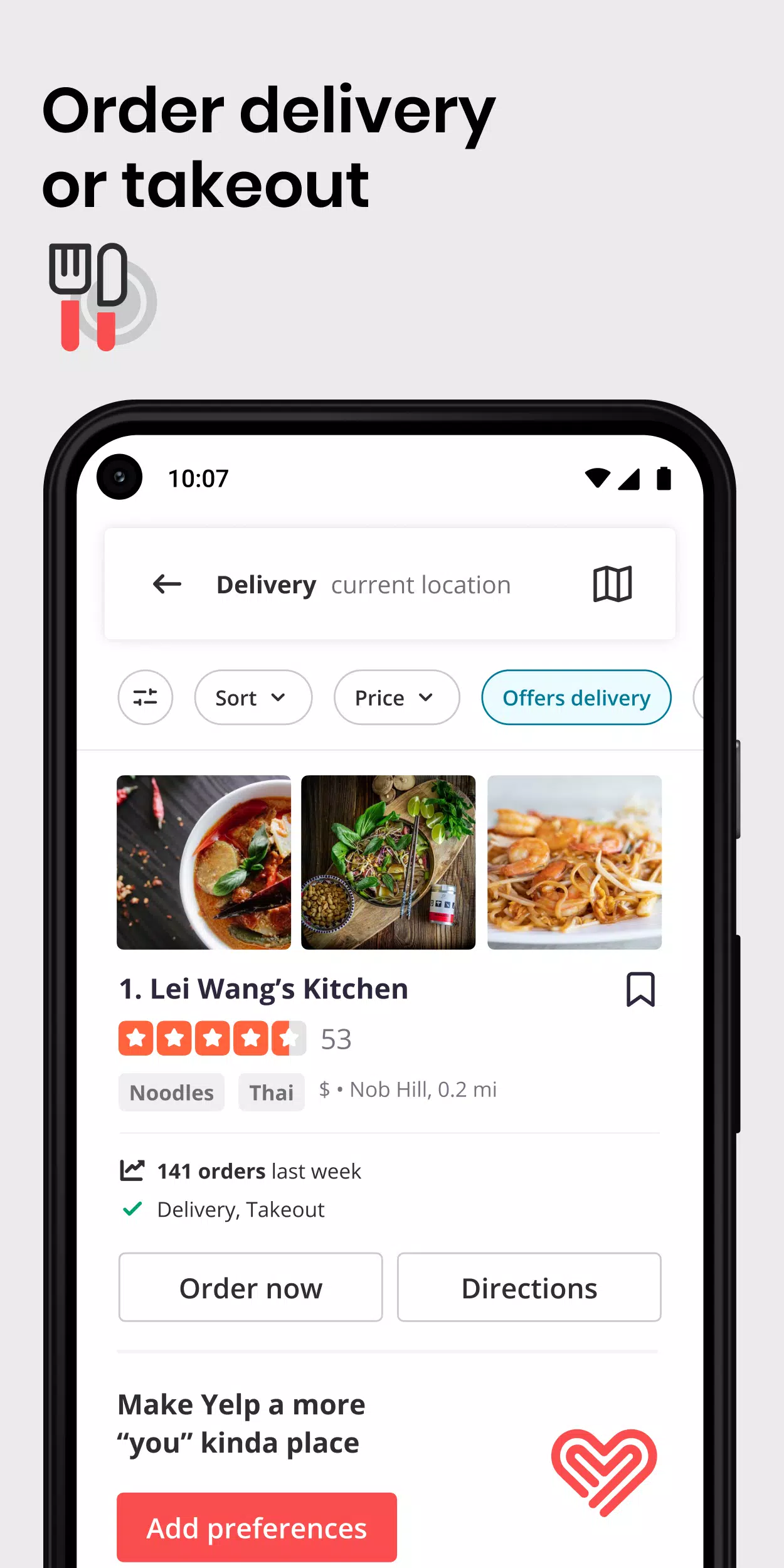 Yelp: Food, Delivery & Reviews Скриншот 3