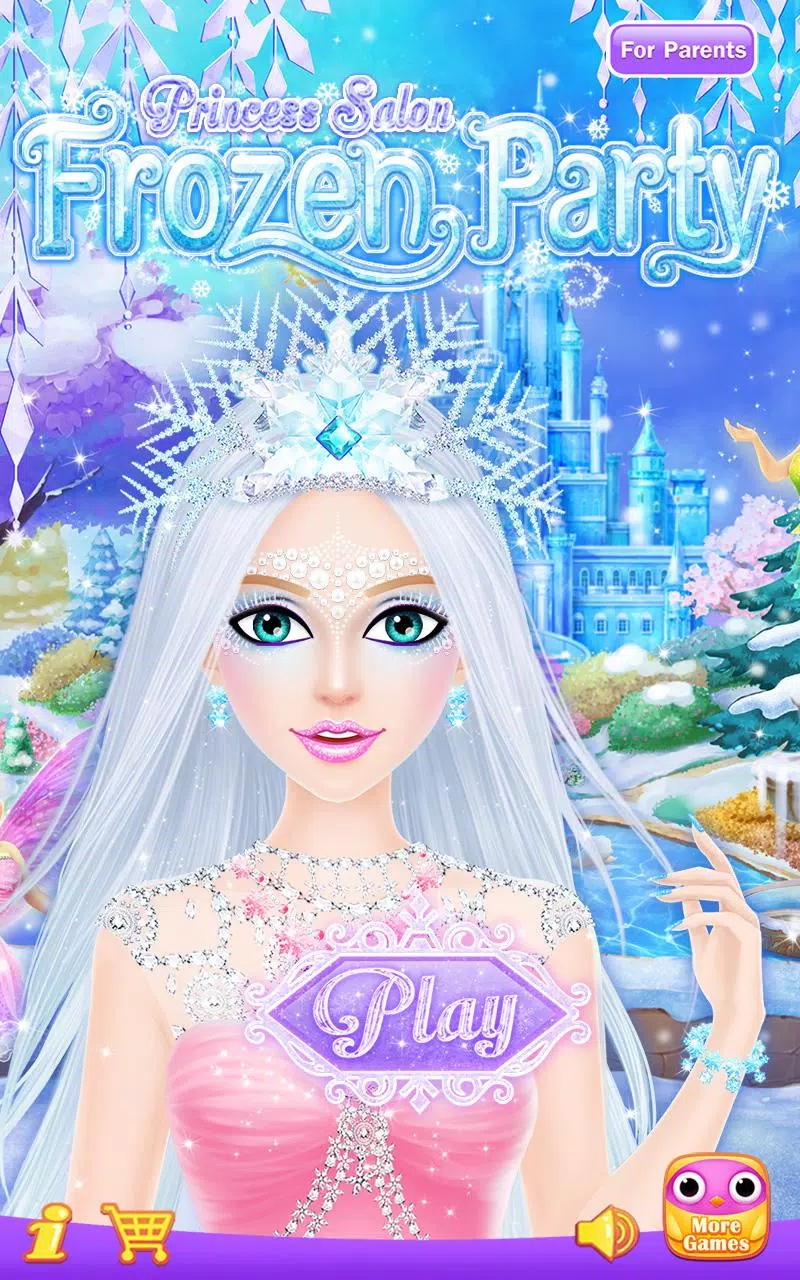 Princess Salon: Frozen Party Schermafbeelding 1