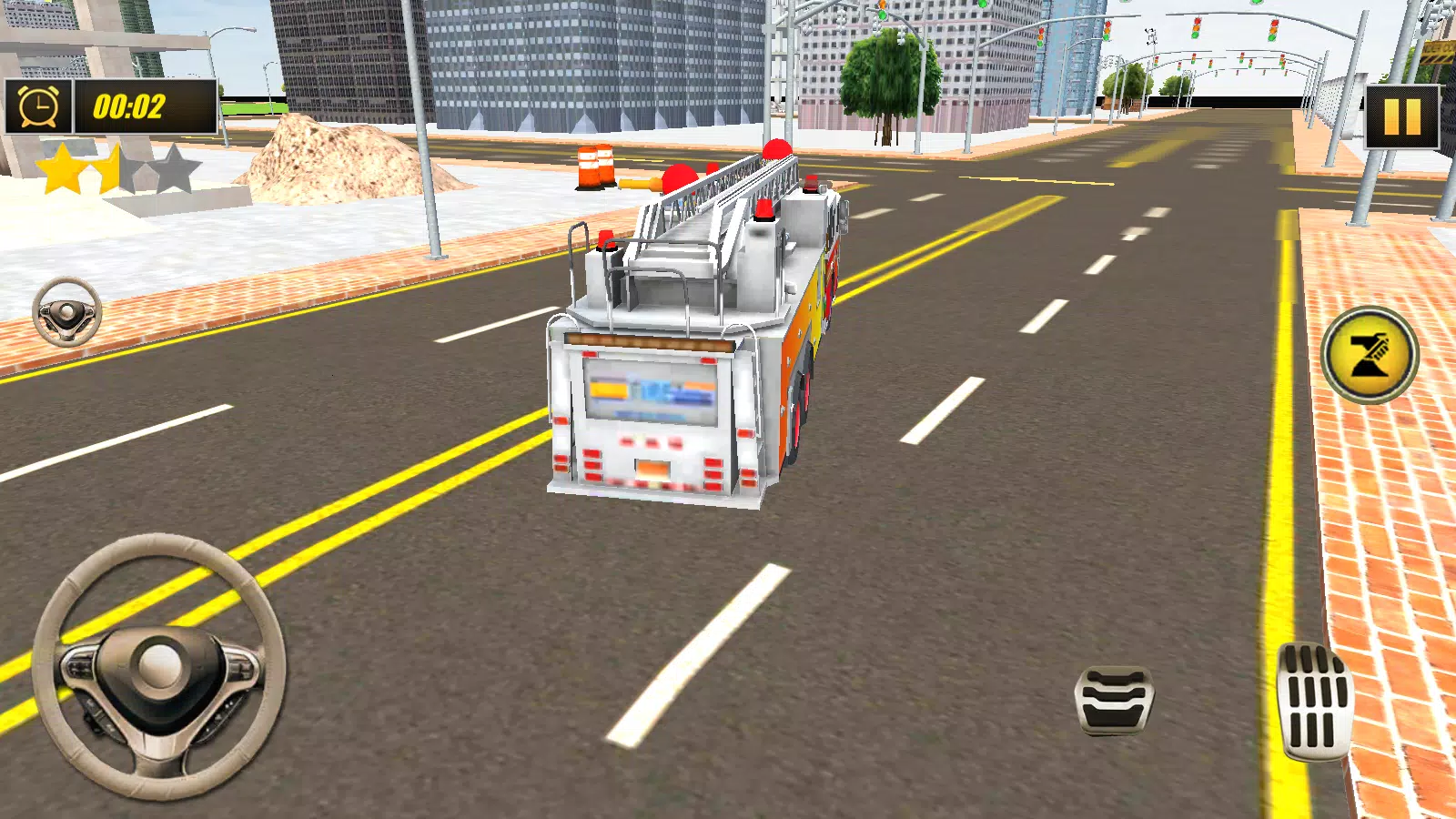 Fire Truck Simulator Rescue Captura de tela 3