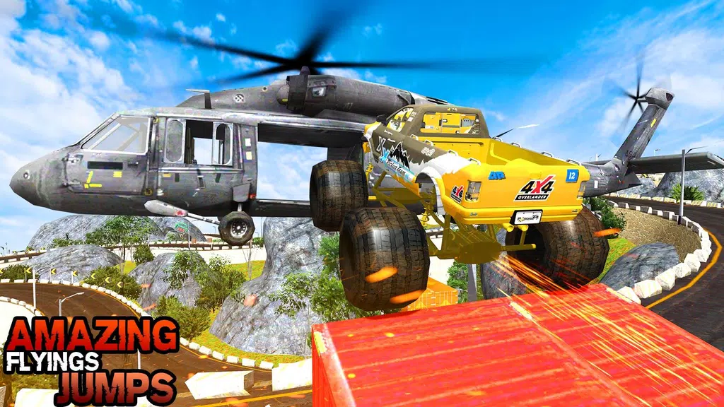 Pickup Truck Hill Climb Racing Capture d'écran 1