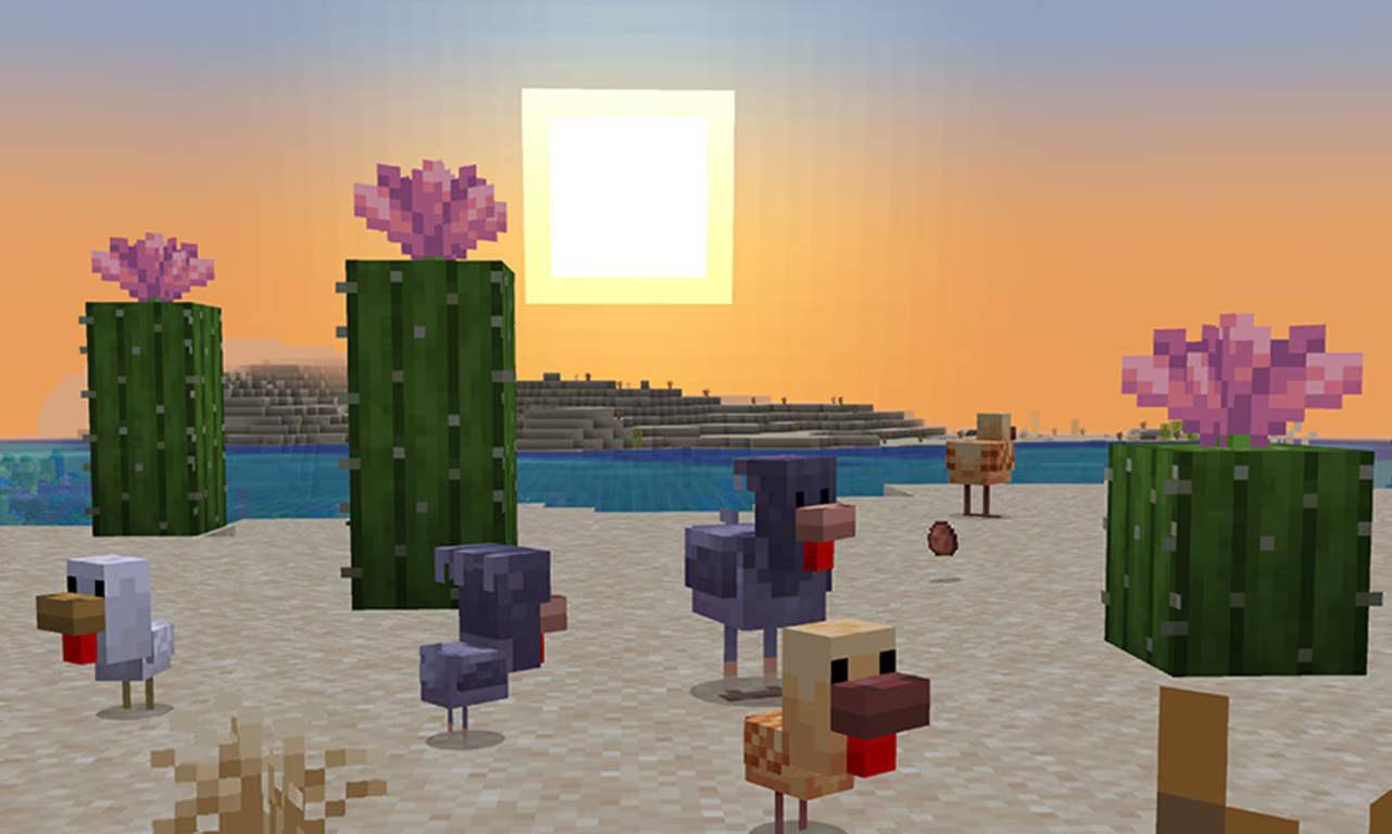 Minecraft Snapshot 25W06AでCactusの花を入手する方法