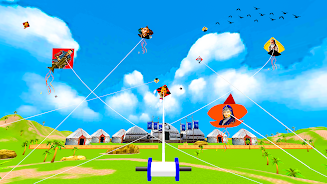 Osman Gazi kite flying 3d game Schermafbeelding 3