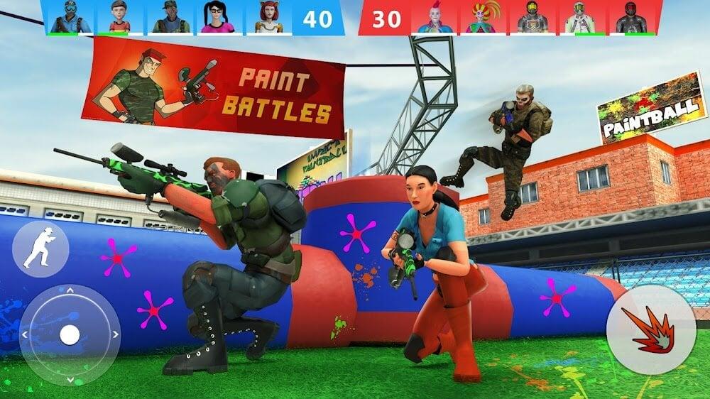 Paintball Shooting Game 3D Скриншот 1