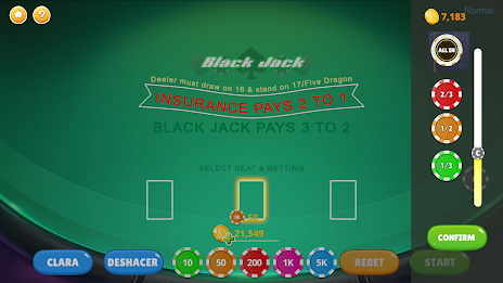 Blackjack - Casino World Screenshot 2