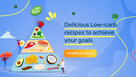 Low carb recipes diet app ภาพหน้าจอ 1