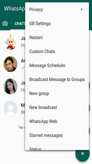 GB WhatsApp 17.80 スクリーンショット 2