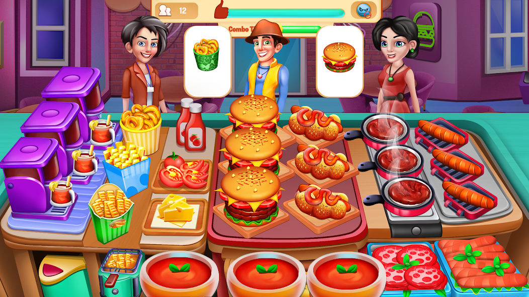 Cooking Food: Time Management Mod Capture d'écran 1