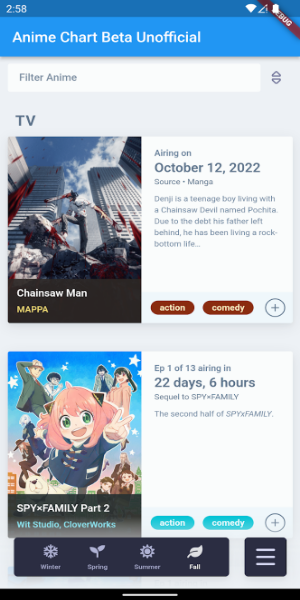 AniChart Beta Unofficial Captura de pantalla 3
