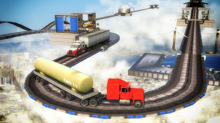 Impossible 18 Wheeler Truck Dr Captura de pantalla 1
