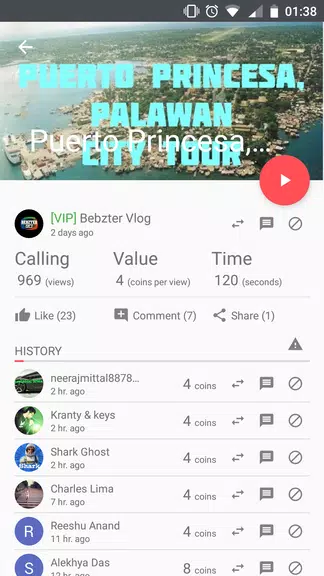 uTubeX - Views, subs, likes and comments exchange Tangkapan skrin 3
