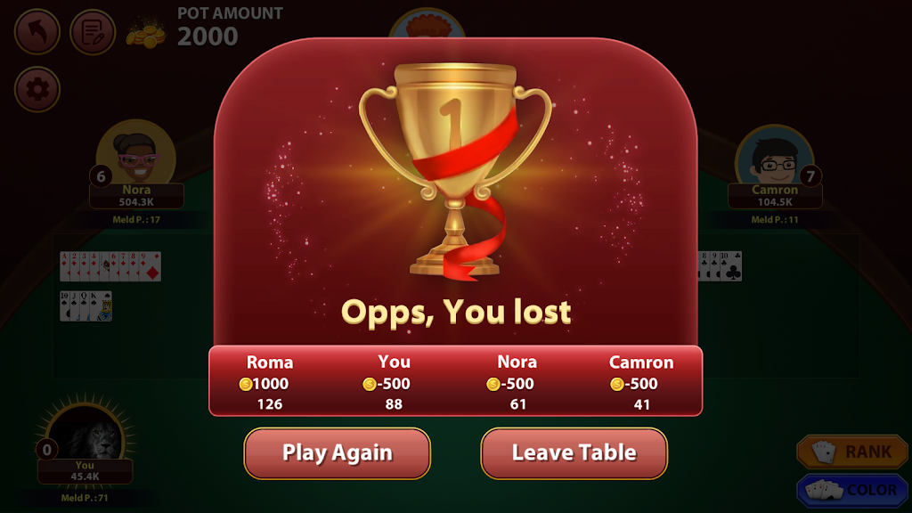 Rummy 500 : The Rummy Game應用截圖第2張