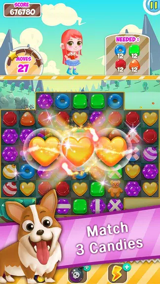 Candy Sweet Pop  : Cake Swap ภาพหน้าจอ 4