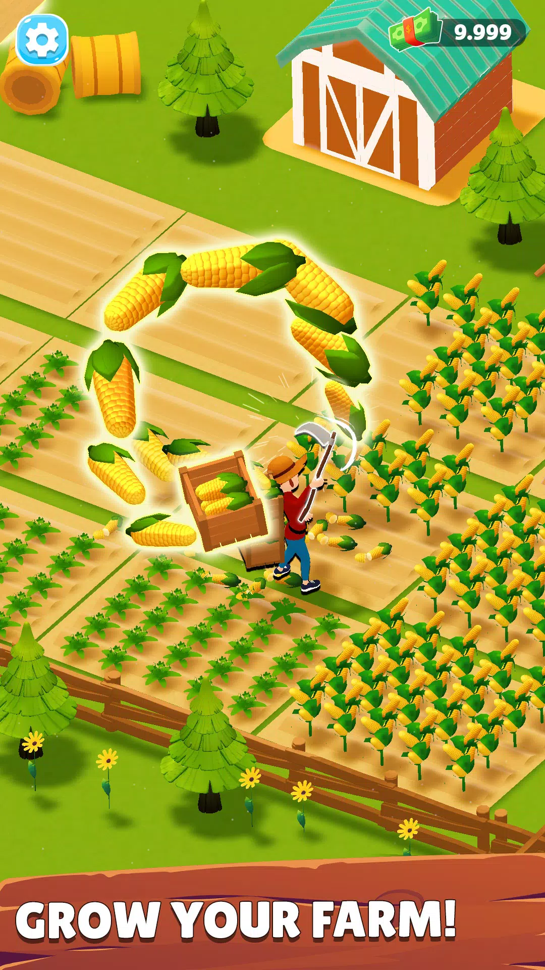 Crop to Craft - Idle Farm Game スクリーンショット 1