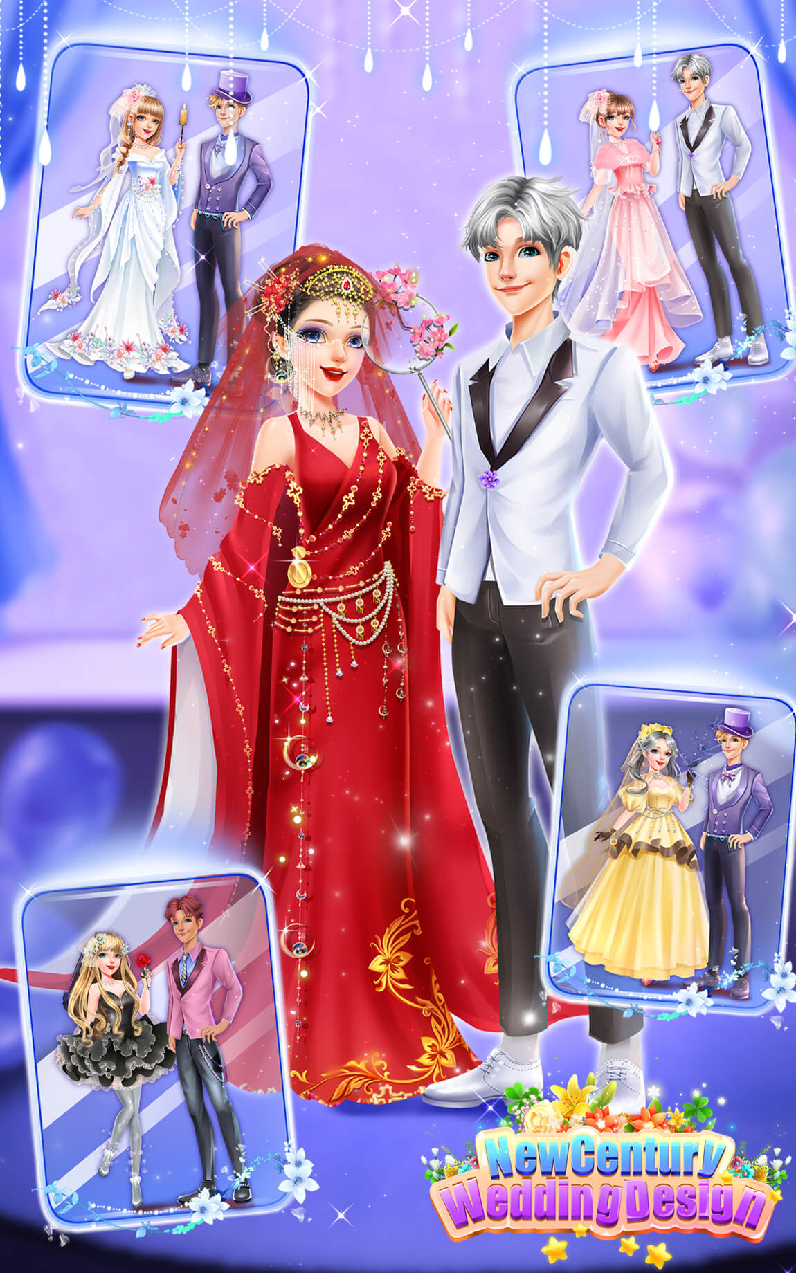 Century Wedding dressup Design Capture d'écran 1