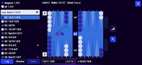 Backgammon Galaxy 스크린샷 2