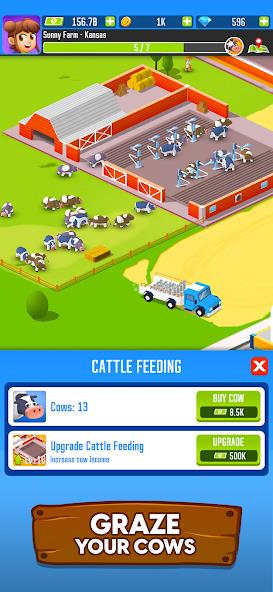 Milk Farm Tycoon Mod ภาพหน้าจอ 2