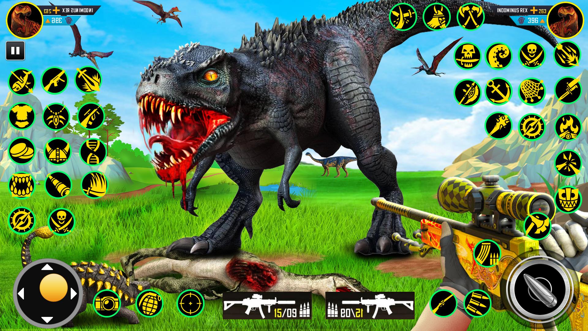 Wild Dinosaur Game Hunting Sim Tangkapan skrin 2