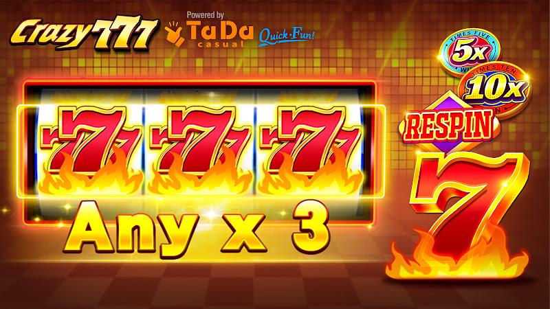 Crazy 777 Slot-TaDa Games Скриншот 1