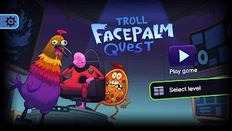 Troll Facepalm Quest 스크린샷 1