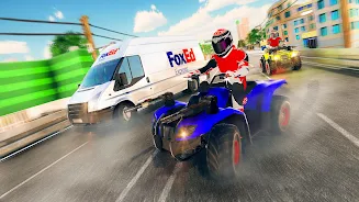 ATV Quad Bike Traffic Race 스크린샷 2