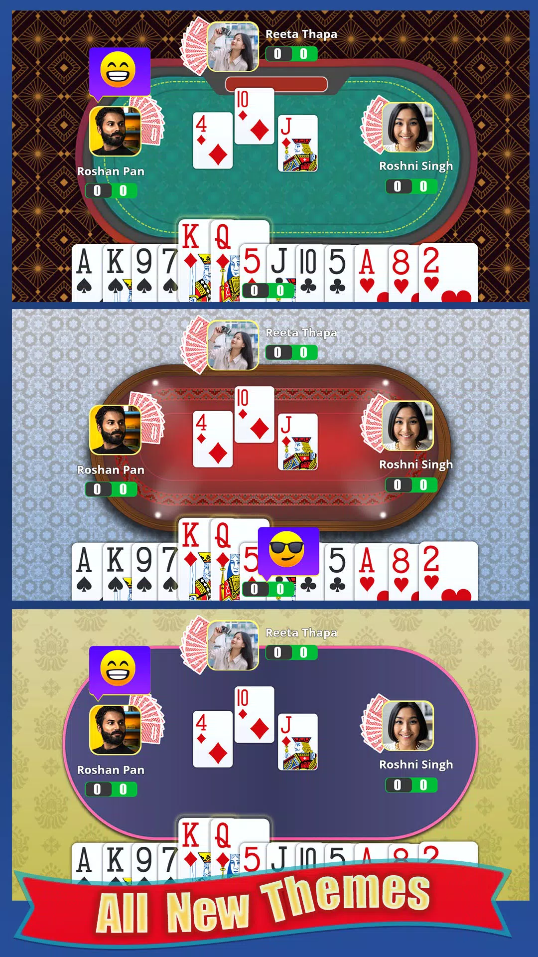 Call Break Online Card Game Ảnh chụp màn hình 2