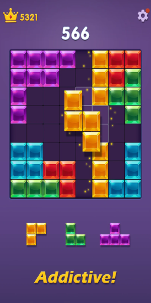 Blocks Puzzle: Gem Blast Скриншот 2