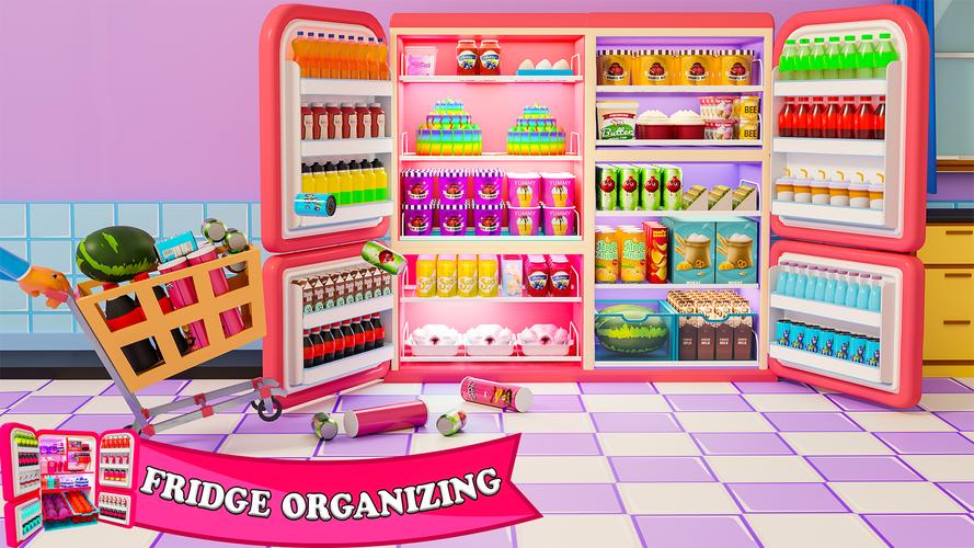 Fill The Fridge Organizer Game Captura de tela 4