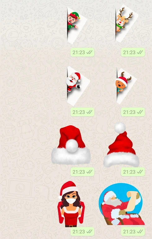 Feliz Ano Novo 2023 Figurinhas Captura de pantalla 3