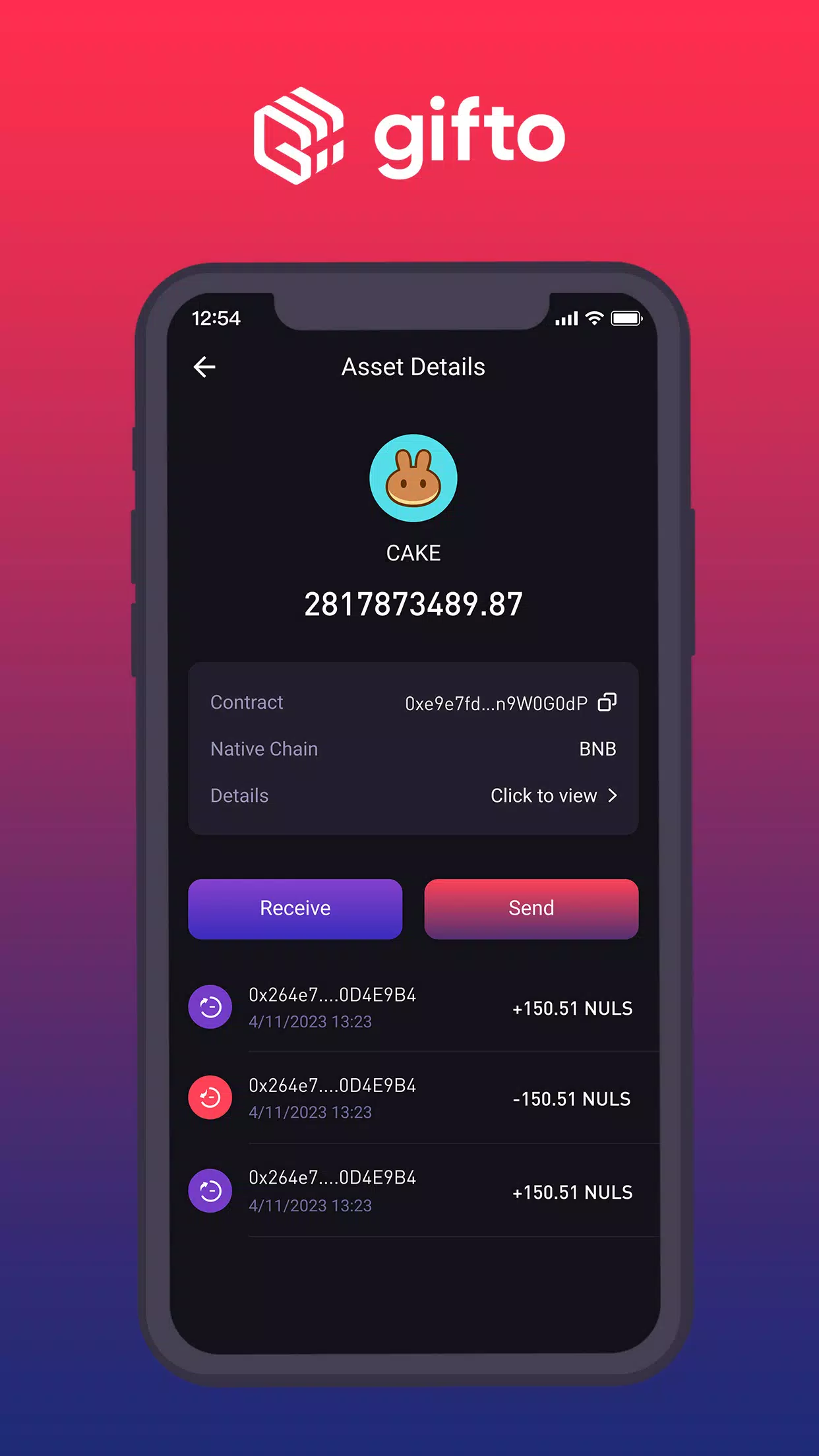 GFT Wallet Captura de tela 3