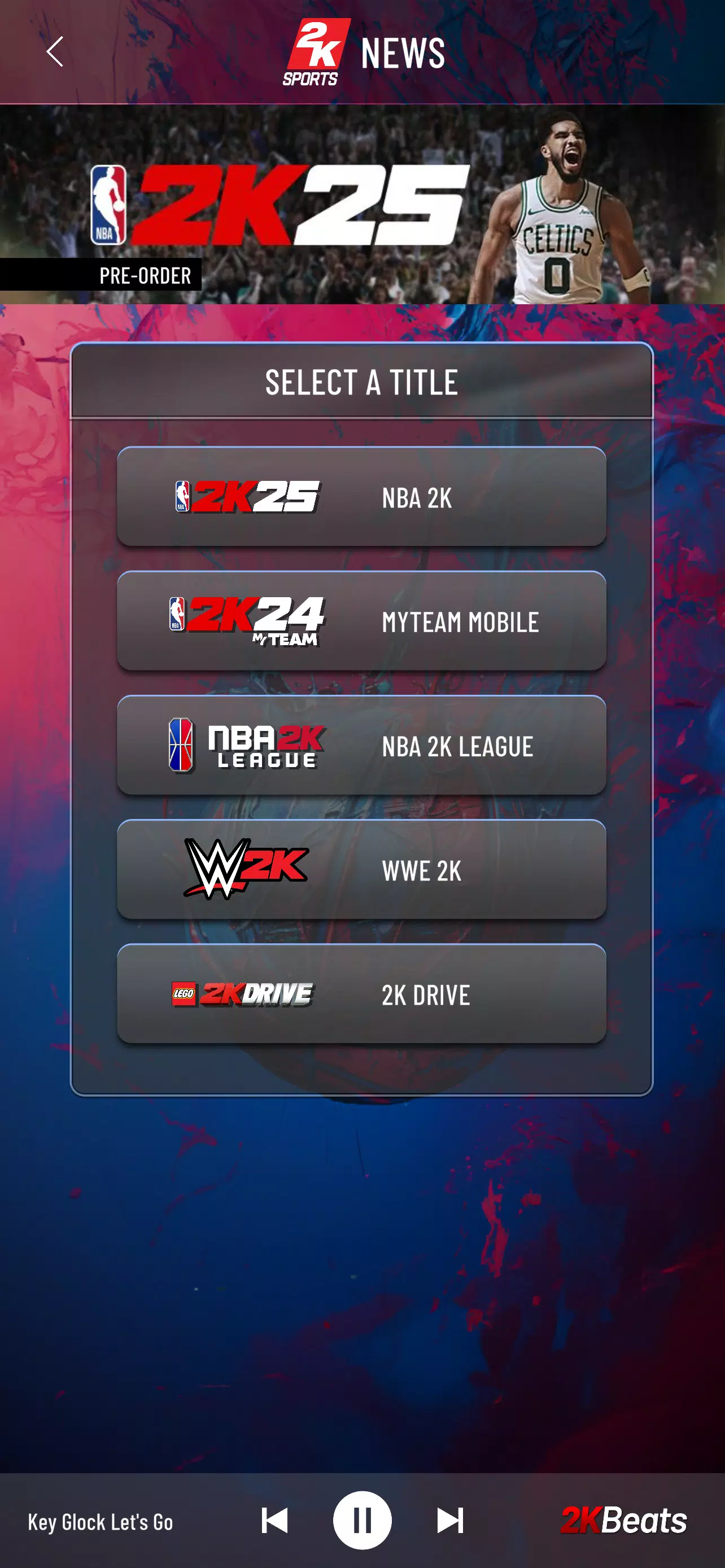 MyNBA 2K Companion App Screenshot 1