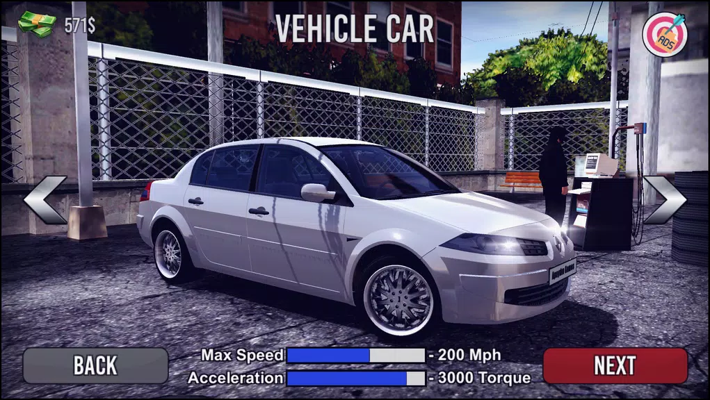 Megane Drift Simulator 스크린샷 1