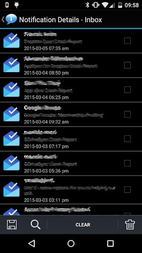 Notification History Zrzut ekranu 2