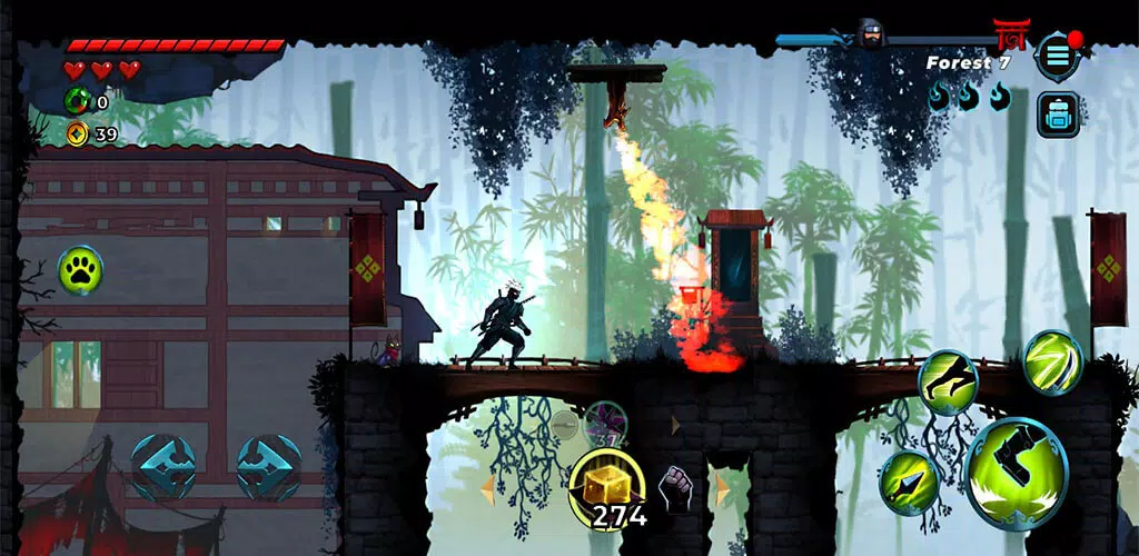 Ninja War: Shadow Adventures Screenshot 2