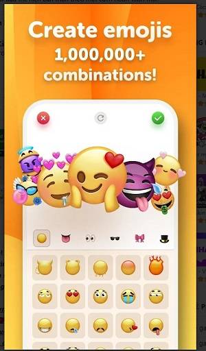 Emoji Up genmoji maker sticker ภาพหน้าจอ 2